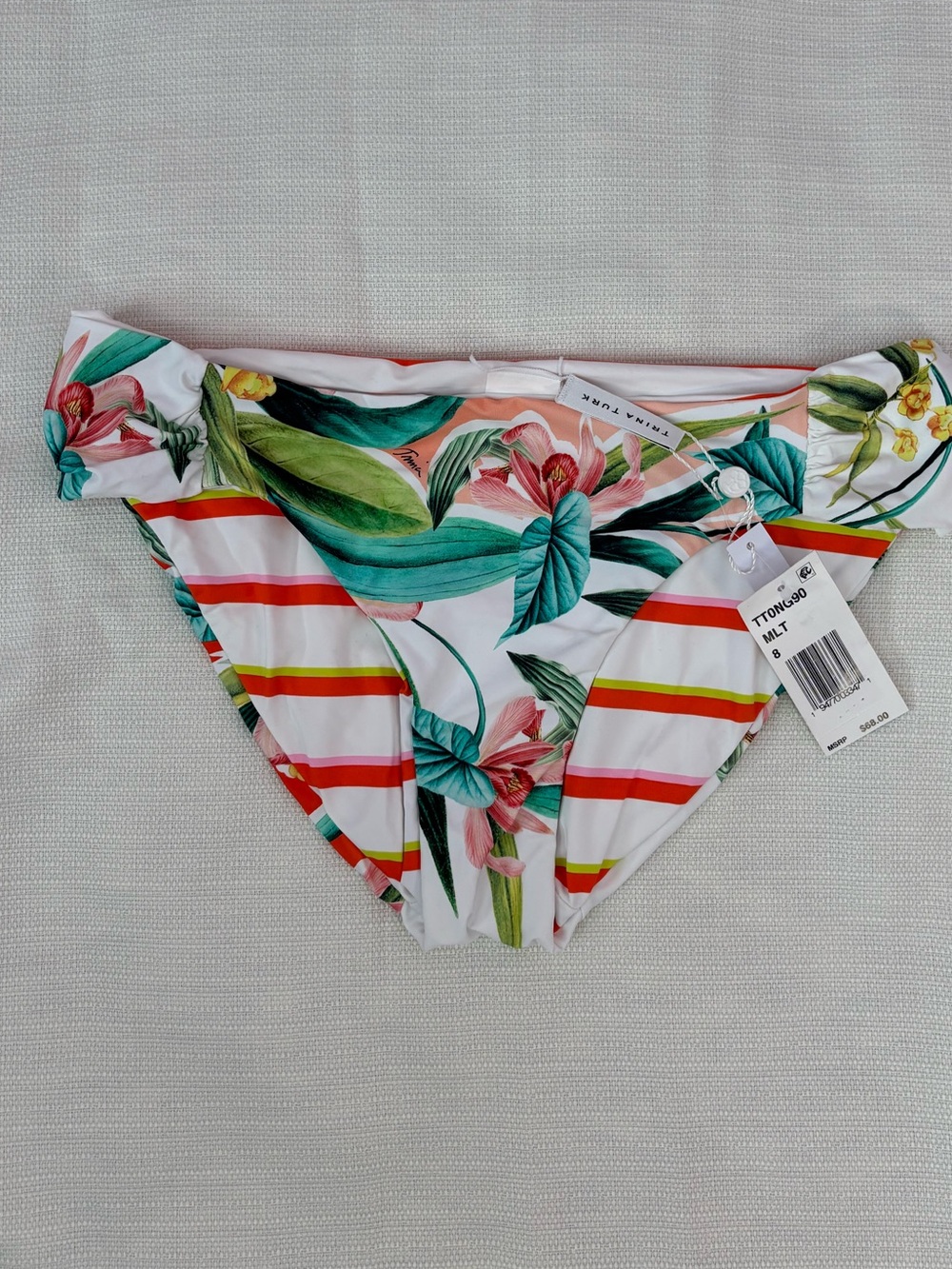 Trina Turk Reversible Women Bikini Bottoms Sz 8 NWT -